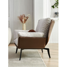 Designer Sofa Chair Saddle Leather Italian Minimalist Casual Chair Light Luxury Single Sofa Chair Living Room Lazy Person Recliner Designer Sofa Chair Saddle Leather Italian Minimalist Casual Chair Light Luxury Single Sofa Chair Living Room Lazy Person Recliner