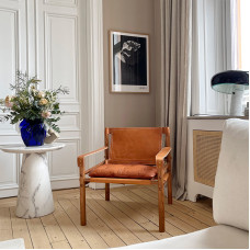 Vintage Artistic Wooden Armchair for Hunting Riding Leisure and Designer Sofa Vintage Artistic Wooden Armchair for Hunting Riding Leisure and Designer Sofa