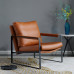 Simple Living Room Single Sofa Italian Balcony Designer Nordic Long Sitting Comfortable Genuine Leather Relax Chair Simple Living Room Single Sofa Italian Balcony Designer Nordic Long Sitting Comfortable Genuine Leather Relax Chair