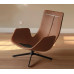 Italian Minimalist Designer Single Leather Sofa Living Room Creative Relaxation Tiger Chair Luxury Feather Padded Lazy Recliner