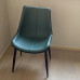 Italian Luxury Nordic Genuine Leather Dining Chair Home Designer Chair High End Simple Modern Minimalist Restaurant Backrest Chair