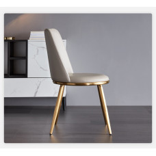 Italian Stainless Steel Titanium Gold Dining Chairs Modern Home Restaurant Leisure Hotel Simple Leather Comfortable Light Luxury Wind Stool Italian Stainless Steel Titanium Gold Dining Chairs Modern Home Restaurant Leisure Hotel Simple Leather Comfortable Light Luxury Wind Stool