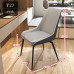 Modern Leather Comfort Study Chairs for Home and School Use with Simple Vanity Table and Desk for Bedroom Modern Leather Comfort Study Chairs for Home and School Use with Simple Vanity Table and Desk for Bedroom