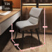 Modern Leather Comfort Study Chairs for Home and School Use with Simple Vanity Table and Desk for Bedroom Modern Leather Comfort Study Chairs for Home and School Use with Simple Vanity Table and Desk for Bedroom