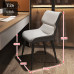 Modern Leather Comfort Study Chairs for Home and School Use with Simple Vanity Table and Desk for Bedroom Modern Leather Comfort Study Chairs for Home and School Use with Simple Vanity Table and Desk for Bedroom
