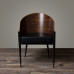 King Costes Coffee Chair,PU Or Real Leather Of Various Colors With Legs In Black Or Silver