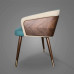 Modern Leisure Scandinavian Dining Room Wood Chair with Leather Upholstered Backrest for Home Creative Minimalism Modern Leisure Scandinavian Dining Room Wood Chair with Leather Upholstered Backrest for Home Creative Minimalism