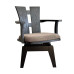 Japan Solid Wood Swivel Chair Dining Chair Sofa Chair Official Hat Chair Walnut Color Distressed Armrest Backrest Chair Original Wood Creative Japan Solid Wood Swivel Chair Dining Chair Sofa Chair Official Hat Chair Walnut Color Distressed Armrest Backrest Chair Original Wood Creative