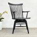 Japan Solid Wood Swivel Chair Dining Chair Sofa Chair Official Hat Chair Walnut Color Distressed Armrest Backrest Chair Original Wood Creative Japan Solid Wood Swivel Chair Dining Chair Sofa Chair Official Hat Chair Walnut Color Distressed Armrest Backrest Chair Original Wood Creative