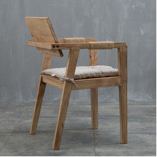 Retro Simple Wooden Assembly Dining Chair Designer Backrest Chair Study Table Chair Cafe Lounge Chair