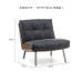 Single Sofa Chair Lazy Person Light Luxury Small Space Modern Minimalism Nordic Solid Wood Bedroom Living Room Fabrics Lounge Chair Art Single Sofa Chair Lazy Person Light Luxury Small Space Modern Minimalism Nordic Solid Wood Bedroom Living Room Fabrics Lounge Chair Art