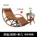 Rattan Rocking Chair Outdoor Patio Home Relaxation Recliner Adult Senior Living Room Courtyard Wicker Weave Retirement Chair for Comfort and Ease