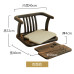 Japanese Style Solid Wood Short Stool Home Backrest Armchair Balcony Leisurely Drink Tea Chair Tatami Table Legless Chair Japanese Style Solid Wood Short Stool Home Backrest Armchair Balcony Leisurely Drink Tea Chair Tatami Table Legless Chair