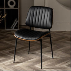 Modern Minimalistic Luxurious Home Dining Chairs Makeup Meeting Seats Italian Solid Wood Backrest Dining Room Table and Chairs