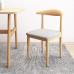 Nordic Minimalist Office Stool Chair Backrest Retro Iron Imitation Solid Wood Bullhorn Chair for Home Study Student Bedroom Nordic Minimalist Office Stool Chair Backrest Retro Iron Imitation Solid Wood Bullhorn Chair for Home Study Student Bedroom