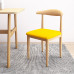 Nordic Minimalist Office Stool Chair Backrest Retro Iron Imitation Solid Wood Bullhorn Chair for Home Study Student Bedroom Nordic Minimalist Office Stool Chair Backrest Retro Iron Imitation Solid Wood Bullhorn Chair for Home Study Student Bedroom
