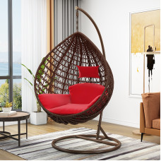 Hammock Chair Swing For Indoor Outdoor Patios Balconies Bedroom Home Garden Loungers Double Hanging Bed Rattan Chair