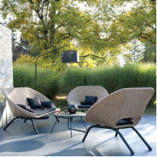 Outdoor Wicker Furniture Set for Courtyard Garden Patio Deck Balcony Simple Loungers for Home Stay Outdoor Furniture