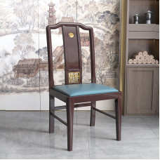 Wooden Dining Chair for Home Restaurant Banquet Stool Solid Wood Softback Backrest Chair for Hotel Dining Table