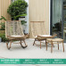 Outdoor Patio Adult Lounge Recliner Rocking Chair Rattan Chair Relax Leisure Home Yard Garden Lazy Person Rocker