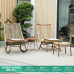 Outdoor Patio Adult Lounge Recliner Rocking Chair Rattan Chair Relax Leisure Home Yard Garden Lazy Person Rocker