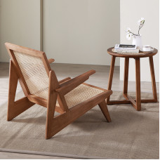 Lazy Chair Single Person Wooden Rattan Nordic Balcony Bagrat Armchair Relaxation Recliner Sofa Lazy Chair Single Person Wooden Rattan Nordic Balcony Bagrat Armchair Relaxation Recliner Sofa