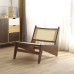 Lazy Chair Single Person Wooden Rattan Nordic Balcony Bagrat Armchair Relaxation Recliner Sofa Lazy Chair Single Person Wooden Rattan Nordic Balcony Bagrat Armchair Relaxation Recliner Sofa