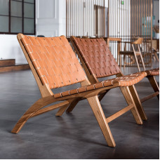 Scandinavian Solid Wood Single Saddle Leather Wicker Chair Hemp Rope Casual Japanese Retro Inn Balcony Lazy Chair Scandinavian Solid Wood Single Saddle Leather Wicker Chair Hemp Rope Casual Japanese Retro Inn Balcony Lazy Chair