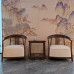 Chinese Style Solid Wood Lounge Chair 3 Piece Set Hotel Living Room Single Sofa Chair Negotiation Chair Sales Office Meeting Chair Chinese Style Solid Wood Lounge Chair 3 Piece Set Hotel Living Room Single Sofa Chair Negotiation Chair Sales Office Meeting Chair