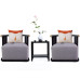 Chinese Style Solid Wood Lounge Chair 3 Piece Set Hotel Living Room Single Sofa Chair Negotiation Chair Sales Office Meeting Chair Chinese Style Solid Wood Lounge Chair 3 Piece Set Hotel Living Room Single Sofa Chair Negotiation Chair Sales Office Meeting Chair