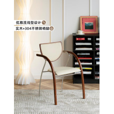 Scandinavian Mid Century Rustic Stainless Steel Designer Solid Wood Dining Chair Home Accent Cushioned Chair Luxury Table Chair Retro Vanity Chair Scandinavian Mid Century Rustic Stainless Steel Designer Solid Wood Dining Chair Home Accent Cushioned Chair Luxury Table Chair Retro Vanity Chair