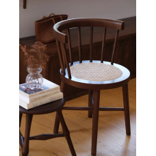 Vintage Wicker Braid Japanese Porch Back Cushioned Dressing Chair Traditional Home Dining Room Leisure Windsor Seating Vintage Wicker Braid Japanese Porch Back Cushioned Dressing Chair Traditional Home Dining Room Leisure Windsor Seating