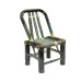 Old Style Bamboo Chair Handcrafted Rattan Chair Balcony Bamboo Stool Small Square Stool Low Stool