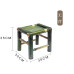 Old Style Bamboo Chair Handcrafted Rattan Chair Balcony Bamboo Stool Small Square Stool Low Stool