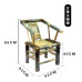 Old Style Bamboo Chair Handcrafted Rattan Chair Balcony Bamboo Stool Small Square Stool Low Stool