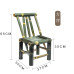 Old Style Bamboo Chair Handcrafted Rattan Chair Balcony Bamboo Stool Small Square Stool Low Stool
