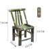 Old Style Bamboo Chair Handcrafted Rattan Chair Balcony Bamboo Stool Small Square Stool Low Stool
