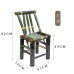 Old Style Bamboo Chair Handcrafted Rattan Chair Balcony Bamboo Stool Small Square Stool Low Stool