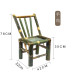 Old Style Bamboo Chair Handcrafted Rattan Chair Balcony Bamboo Stool Small Square Stool Low Stool