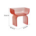 Designer Transparent Acrylic Stool Luxury Casual Backrest Chair Home Dining Designer Transparent Acrylic Stool Luxury Casual Backrest Chair Home Dining