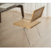 Mid Century Rattan Chairs with Acrylic Designer Backs for Home Use