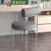 Transparent Acrylic Dining Chairs with Comfortable Backrest
