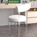 Transparent Acrylic Dining Chairs with Comfortable Backrest