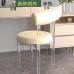 Transparent Acrylic Dining Chairs with Comfortable Backrest