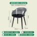 Nordic Acrylic Chair Ghost Creative Armrest Stool Backrest Seat Transparent Plastic Crystal Chair