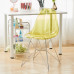 Clear Acrylic Chair Crystal Dining Chair Plastic Backrest Stool Photo Studio Clothing Shop Makeup Chair Clear Acrylic Chair Crystal Dining Chair Plastic Backrest Stool Photo Studio Clothing Shop Makeup Chair