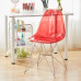 Clear Acrylic Chair Crystal Dining Chair Plastic Backrest Stool Photo Studio Clothing Shop Makeup Chair Clear Acrylic Chair Crystal Dining Chair Plastic Backrest Stool Photo Studio Clothing Shop Makeup Chair
