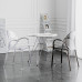 Nordic Acrylic Chair Home Armrest Transparent Chair Milk Tea Shop Crystal Chair Plastic Lounge Stool Nordic Acrylic Chair Home Armrest Transparent Chair Milk Tea Shop Crystal Chair Plastic Lounge Stool