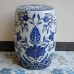 Hand Painted Porcelain Stool Drum Stool Bathroom Stool Classical Zither Drum Stool Sitting Stool Low Stool Round Stool
