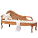 Handwoven Teakwood Empress Lounger Handwoven Teakwood Empress Lounger